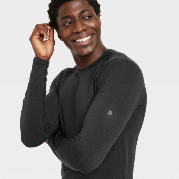 All in Motion fitted cold mock long sleeve top - Picture 3 of 8